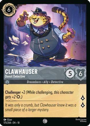 Clawhauser - Donut Detective (175/204) - WITW - Common