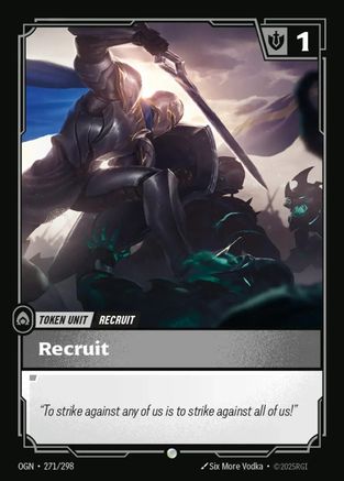 Recruit (271) // Buff (271/298) - OGN - Common