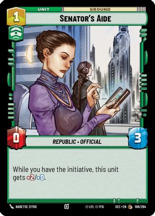 Senator's Aide (108/264) - SOP - Common