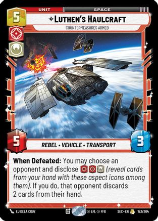 Luthen's Haulcraft - Countermeasures Armed (153/264) - SOP - Rare