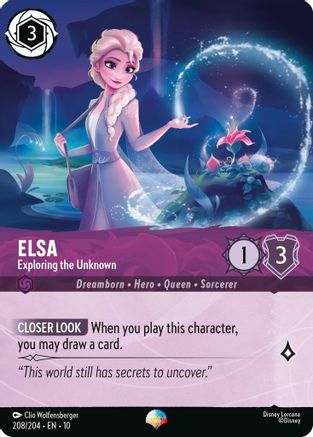 Elsa - Exploring the Unknown (Epic) (208/204) - WITW - Epic - Holofoil