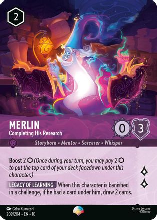 Merlin - Completing His Research (Epic) (209/204) - WITW - Epic - Holofoil