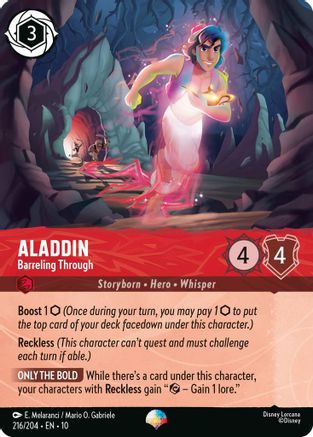 Aladdin - Barreling Through (Epic) (216/204) - WITW - Epic - Holofoil