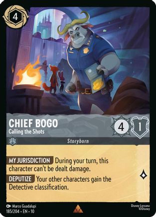 Chief Bogo - Calling the Shots (185/204) - WITW - Rare
