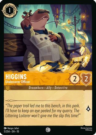 Higgins - Undercover Officer (5/204) - WITW - Common