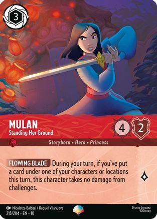 Mulan - Standing Her Ground (Epic) (215/204) - WITW - Epic - Holofoil