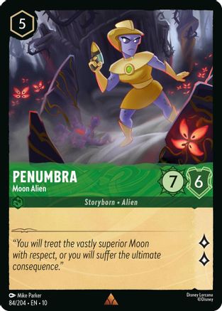 Penumbra - Moon Alien (84/204) - WITW - Rare - Cold Foil