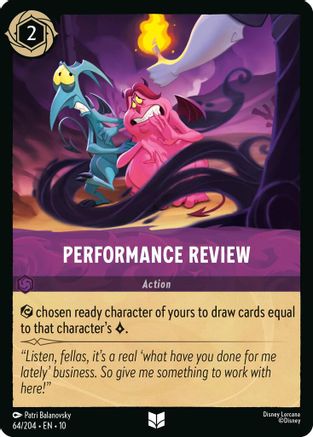 Performance Review (64/204) - WITW - Uncommon - Cold Foil