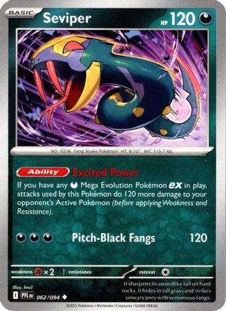 Seviper (062) - MPF  - Uncommon - Reverse Holofoil