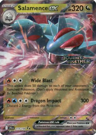Salamence ex (114/159) - MCP  - Double Rare - Holofoil