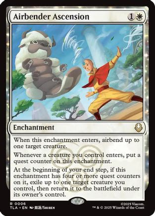 Airbender Ascension (TLA-006) - rare - Foil