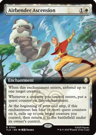 Airbender Ascension (Extended Art) (TLA-364) - rare - Foil