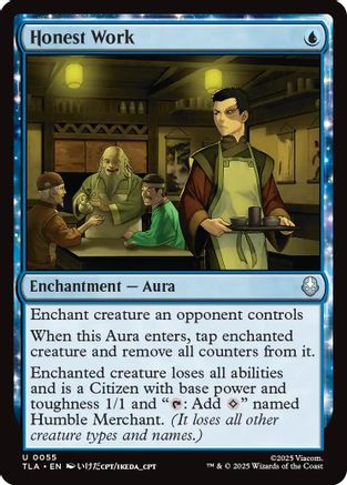 Honest Work (TLA-055) - uncommon - Foil