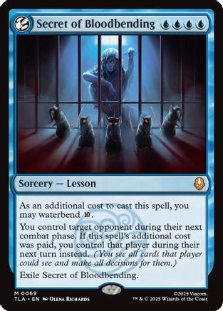 Secret of Bloodbending (TLA-069) - mythic - Foil