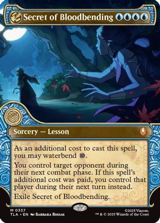 Secret of Bloodbending (Showcase) (TLA-337) - mythic - Foil