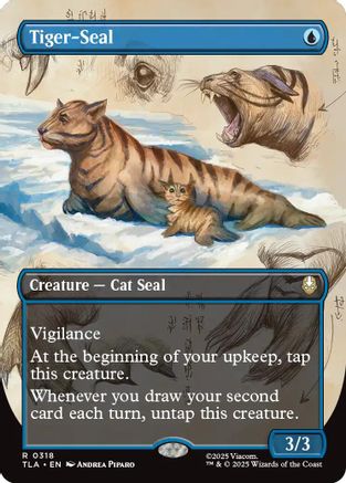Tiger-Seal (Borderless) (TLA-318) - rare