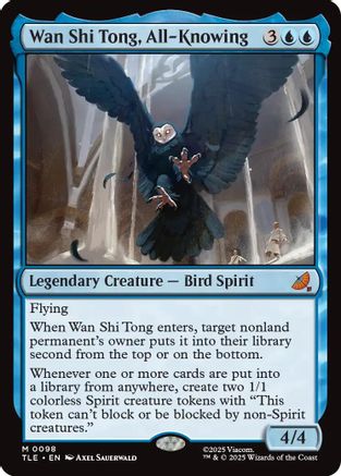 Wan Shi Tong, All-Knowing (TLE-098) - mythic - Foil
