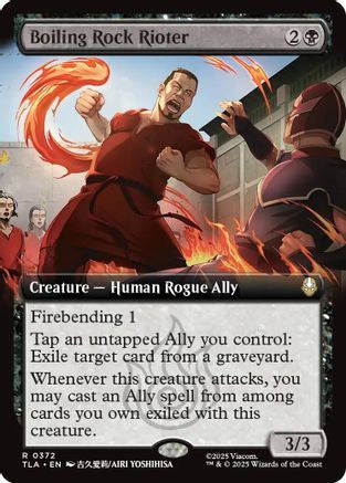 Boiling Rock Rioter (Extended Art) (TLA-372) - rare - Foil