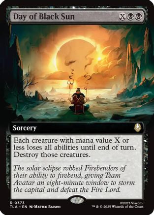 Day of Black Sun (Extended Art) (TLA-373) - rare - Foil