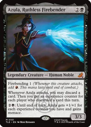 Azula, Ruthless Firebender (TLE-101) - mythic - Foil