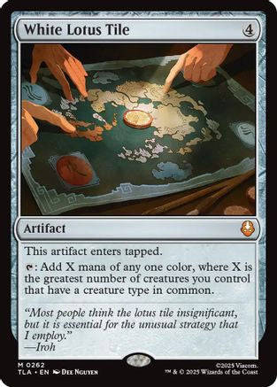 White Lotus Tile (TLA-262) - mythic - Foil