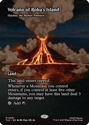 Volcano of Roku's Island - Valakut, the Molten Pinnacle (TLE-061) - mythic