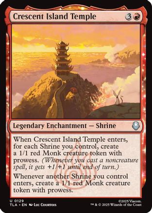 Crescent Island Temple (TLA-129) - uncommon