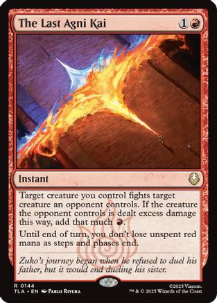 The Last Agni Kai (TLA-144) - rare - Foil