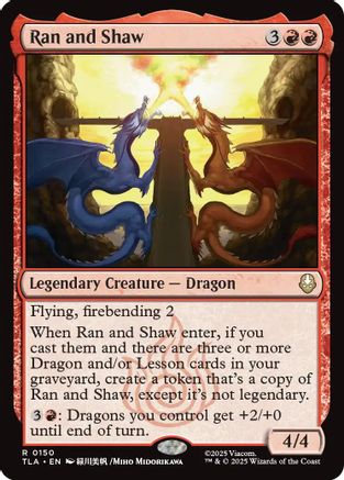 Ran and Shaw (TLA-150) - rare - Foil