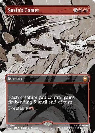 Sozin's Comet (0309) (Borderless) (TLA-309) - mythic - Foil
