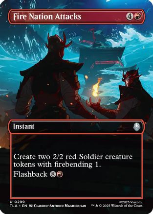 Fire Nation Attacks (Borderless) (TLA-299) - uncommon