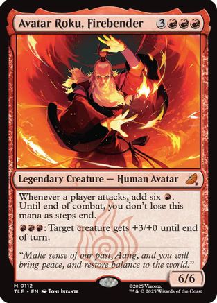Avatar Roku, Firebender (TLE-112) - mythic