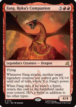 Fang, Roku's Companion (TLE-115) - rare - Foil