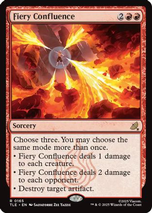 Fiery Confluence (TLE-165) - rare