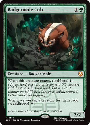 Badgermole Cub (TLA-167) - mythic - Foil