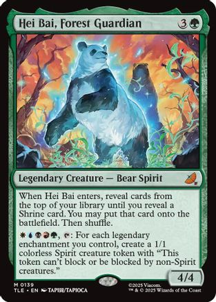 Hei Bai, Forest Guardian (TLE-139) - mythic