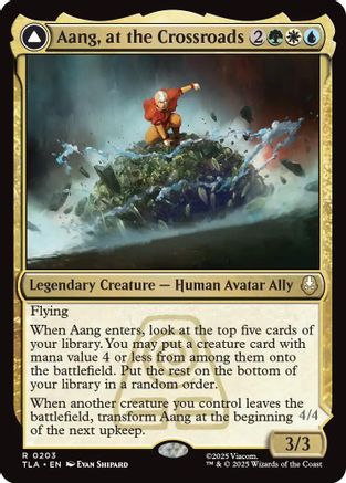 Aang, at the Crossroads (TLA-203) - rare