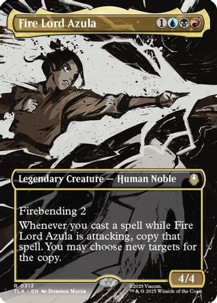 Fire Lord Azula (0313) (Borderless) (TLA-313) - rare