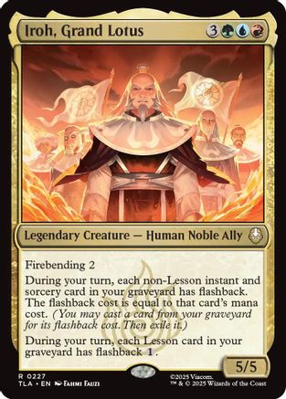 Iroh, Grand Lotus (TLA-227) - rare