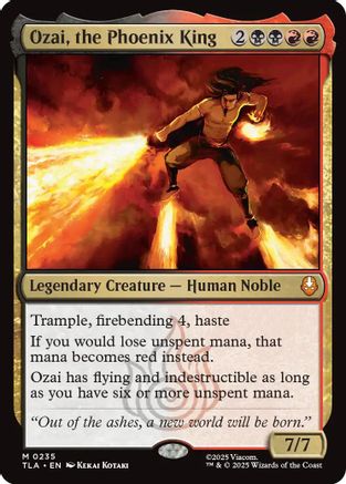 Ozai, the Phoenix King (TLA-235) - mythic