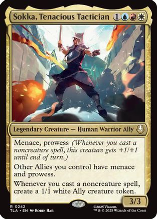 Sokka, Tenacious Tactician (TLA-242) - rare - Foil