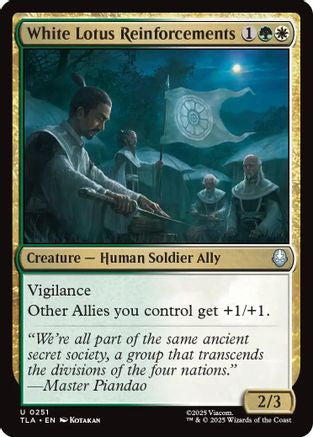 White Lotus Reinforcements (TLA-251) - uncommon - Foil