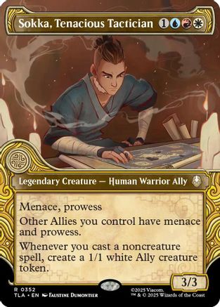 Sokka, Tenacious Tactician (Showcase) (TLA-352) - rare