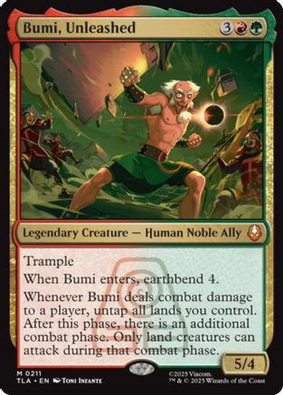 Bumi, Unleashed (TLA-211) - mythic - Foil