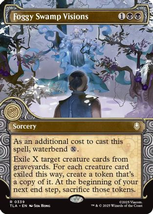 Foggy Swamp Visions (Showcase) (TLA-339) - rare - Foil