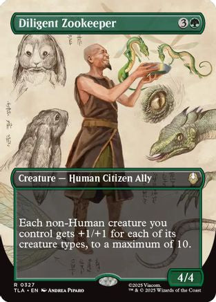 Diligent Zookeeper (Borderless) (TLA-327) - rare
