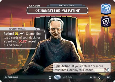 Chancellor Palpatine - How Liberty Dies (Showcase) (1021) - SOP - Special - Foil