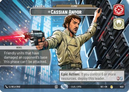 Cassian Andor - Climb! (Showcase) (1032) - SOP - Rare - Foil