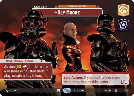 Sly Moore - Cipher in the Dark (Showcase) (1034) - SOP - Common - Foil