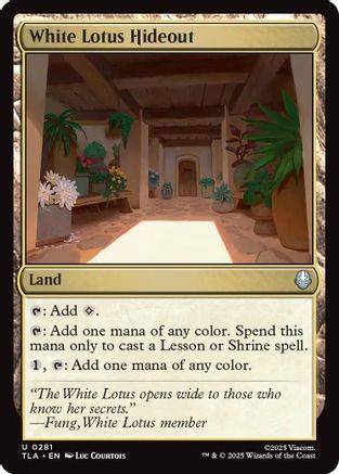 White Lotus Hideout (TLA-281) - uncommon - Foil
